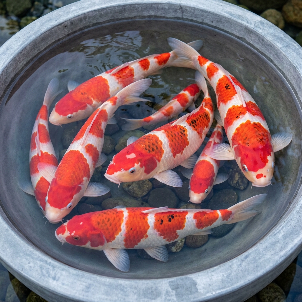 Ikan Koi Kohaku